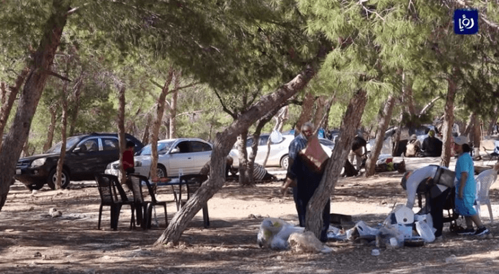 متنزه الأمير هاشم في الزرقاء قبلة لآلاف العائلات
