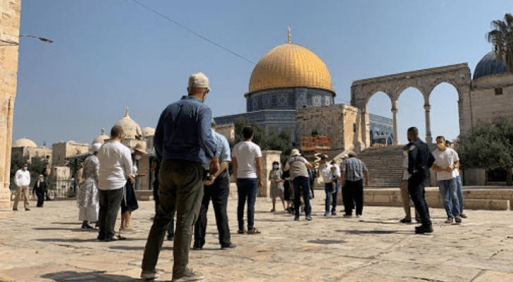مستوطنون يقتحمون الأقصى من باب المغاربة وبحراسة شرطة الاحتلال - ارشيفية