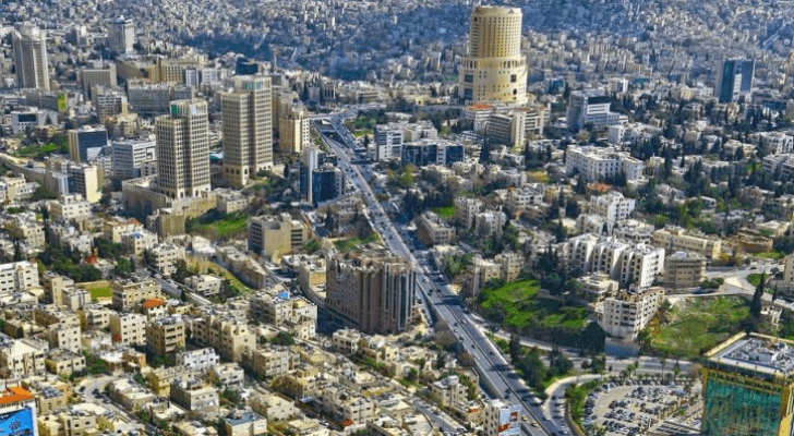 صورة عامة للعاصمة عمان - ارشيفية