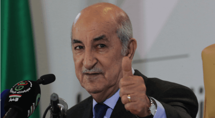 الرئيس الجزائري عبدالمجيد تبون