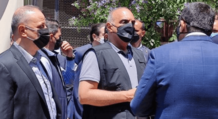 من زيارة رئيس الوزراء بشر الخصاونة إلى محافظة جرش