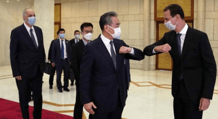 لقاء وزير خارجية الصين مع الرئيس السوري بشار الأسد