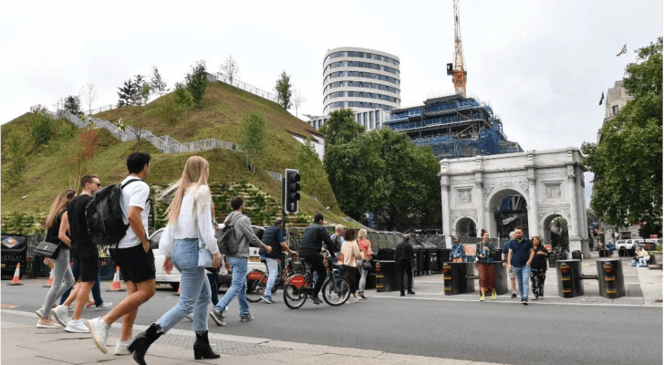 معلم "The Marble Arch Mound"