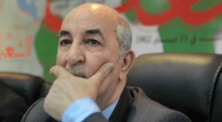 الرئيس الجزائري عبد المجيد تبون