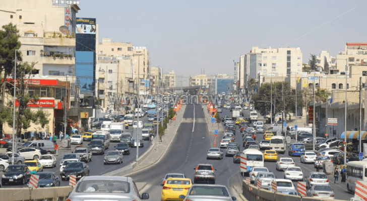 أحد شوارع العاصمة عمان