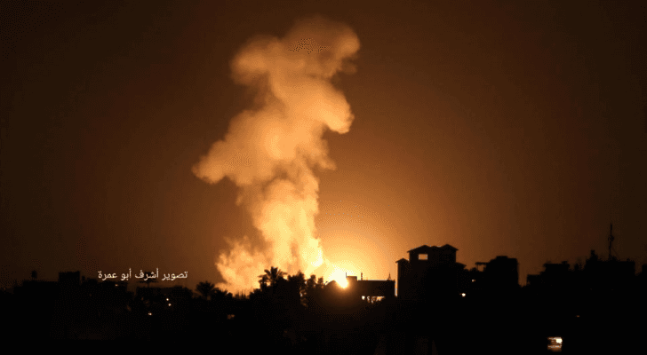 غارت إسرائيلية عنيفة على أهداف في قطاع غزة