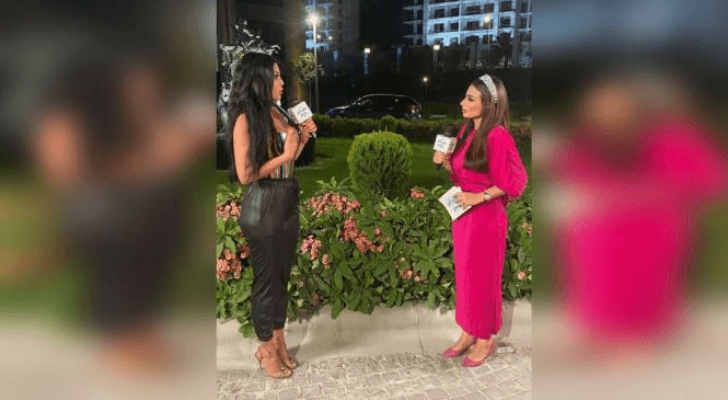 من مقابلة هيفاء وهبي مع التلفزيون المصري