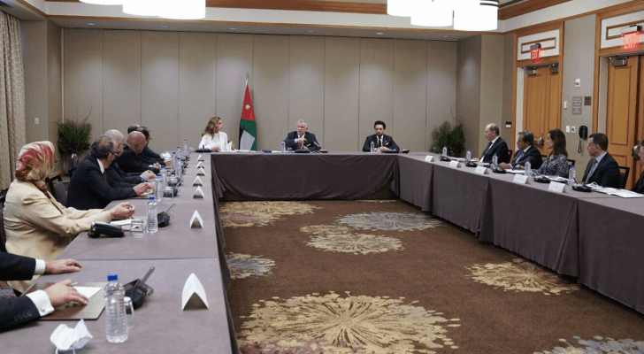 الملك يلتقي ممثلي منظمات ونخبا عربية في أمريكا