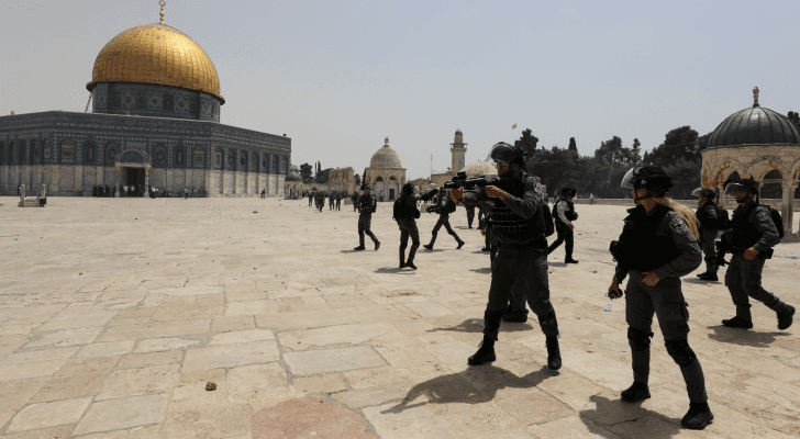 قوات الاحتلال تقتحم باحات الأقصى - ارشيفية