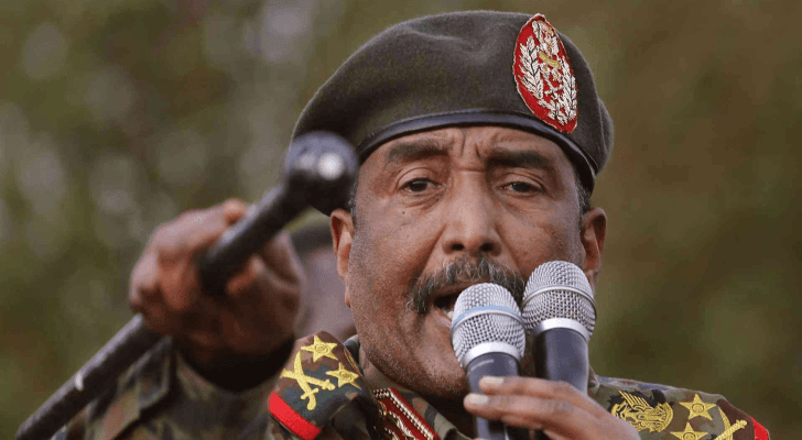 رئيس مجلس السيادة في السودان الفريق أول عبد الفتاح البرهان