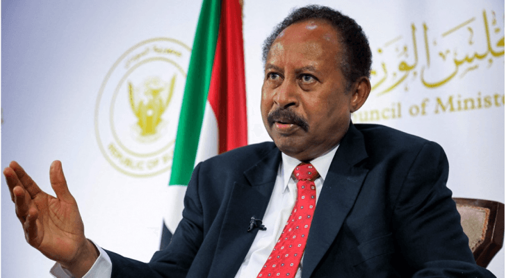 رئيس الوزراء السوداني عبد الله حمدوك