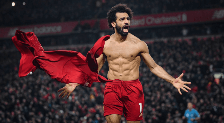 نجم نادي ليفربول الإنجليزي محمد صلاح