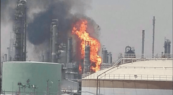 إصابات نتيجة حريق بمصفاة الأحمدي