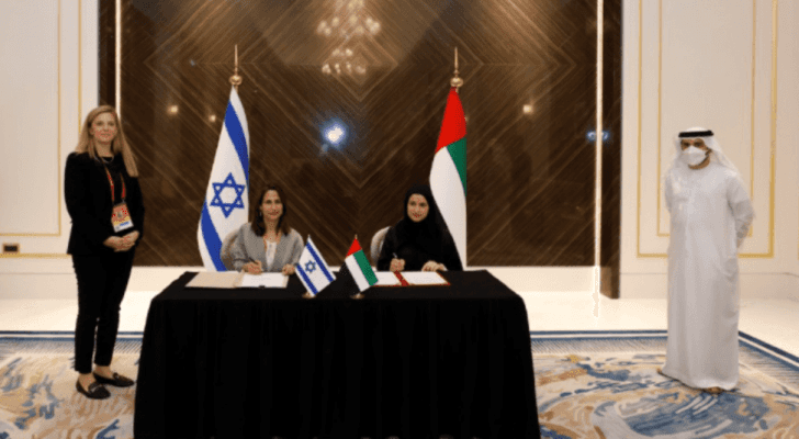 الإمارات والاحتلال الإسرائيلي توقعان اتفاقية في مجال الفضاء