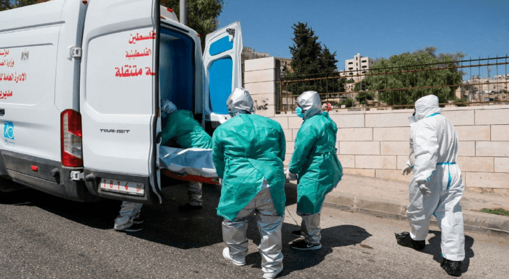 نقل جثمان أحد المتوفين بفيروس كورونا