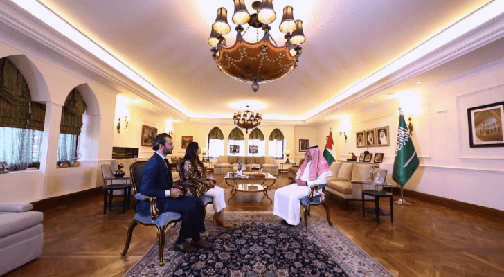 زيارة فريق حلوة يا دنيا إلى سفير المملكة العربية السعودية في الأردن نايف بن بندر السديري