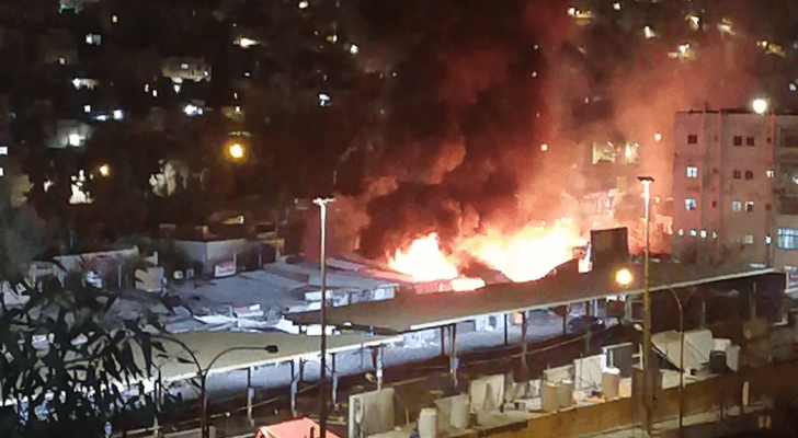 حريق بمجمع رغدان