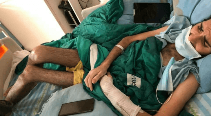 الأسير الفلسطيني مقداد القواسمي المضرب عن الطعام منذ 105 أيام