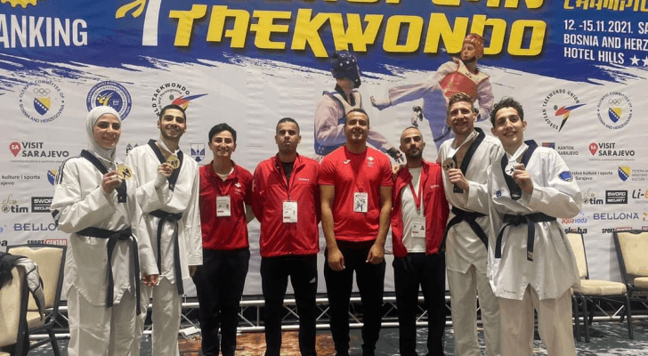 أبطال المنتخب الوطني للتايكواندو