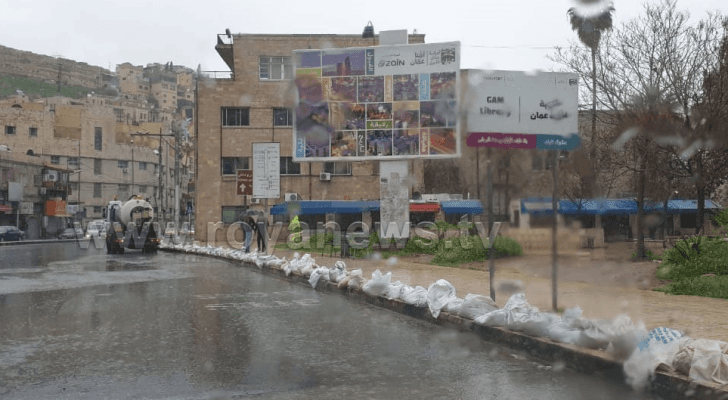 أمطار الأردن