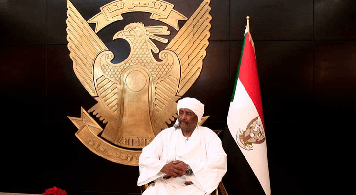 رئيس مجلس السيادة الانتقالي في السودان عبد الفتاح البرهان