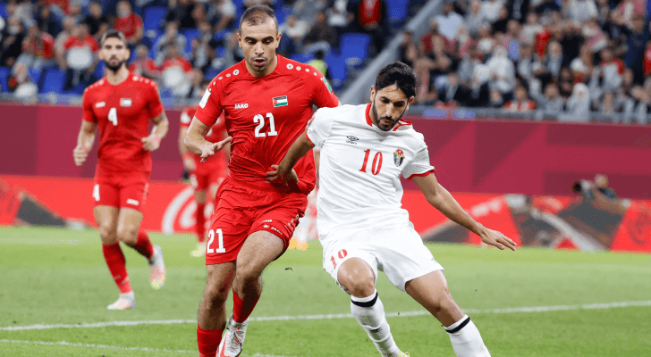 يزن النعيمات يحاور لاعب المنتخب الفلسطيني