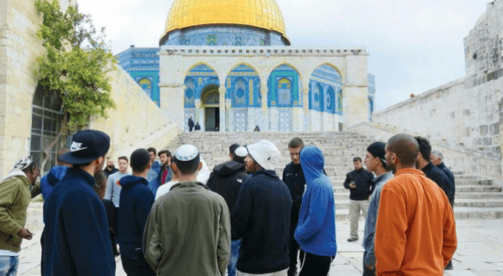 متطرفون في باحات المسجد الاقصى