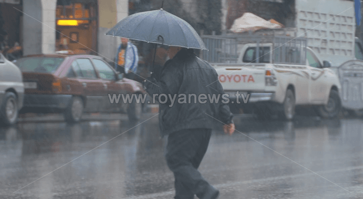 أمطار في العاصمة عمان