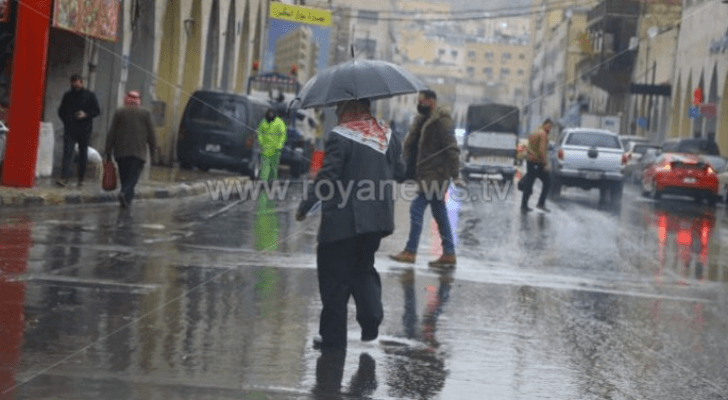 منخفض جوي يؤثر على الاردن