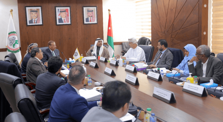 جانب من لقاء البرلمان العربي مع رئيس مجلس النواب الدغمي