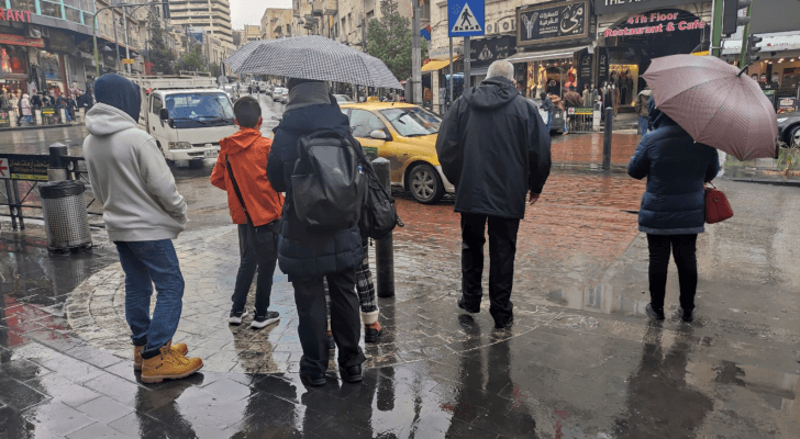 أمطار في العاصمة عمان