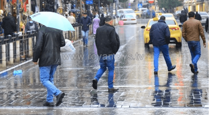 أمطار في وسط العاصمة عمان - ارشيفية