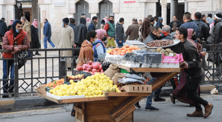 من الحياة اليومية في منطقة وسط البلد بالعاصمة عمان