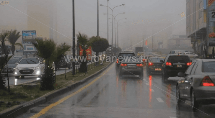 أمطار في العاصمة عمان