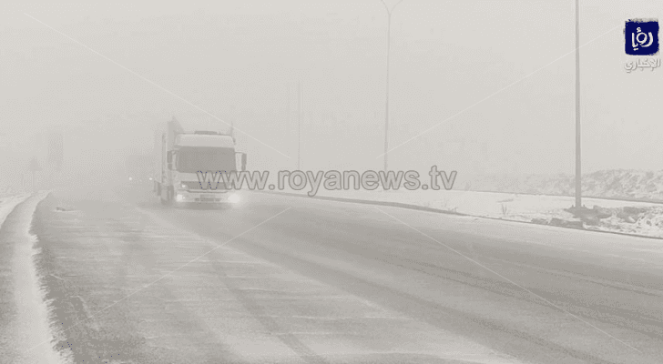 ثلوج في راس النقب