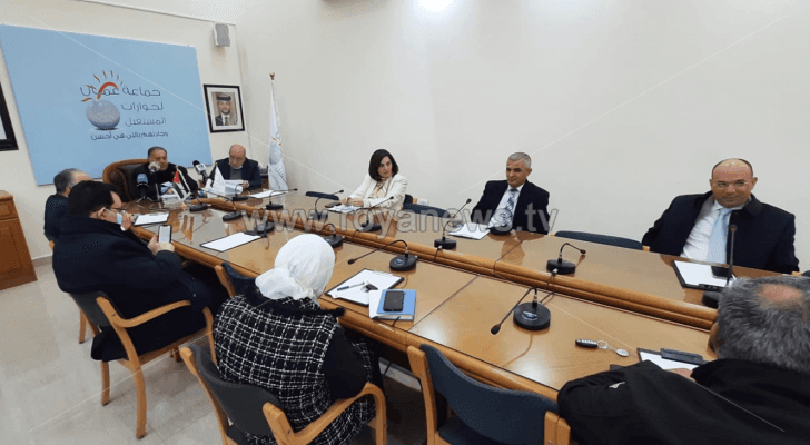من المؤتمر الصحفي لجماعة عمان لحوارات المستقبل