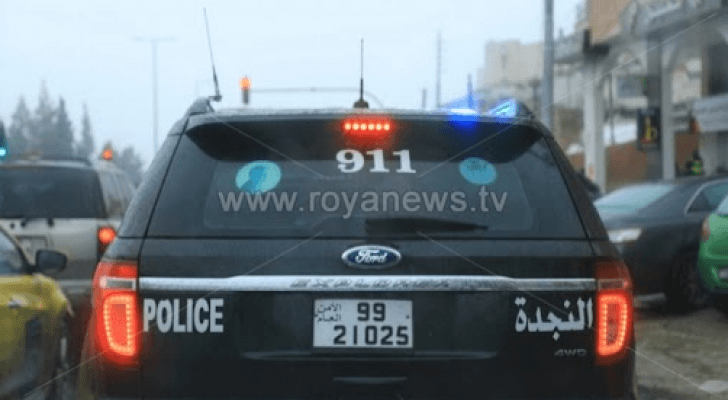 مركبة تابعة لمديرية الأمن العام