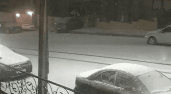 تساقط غزير للثلوج في العاصمة عمان