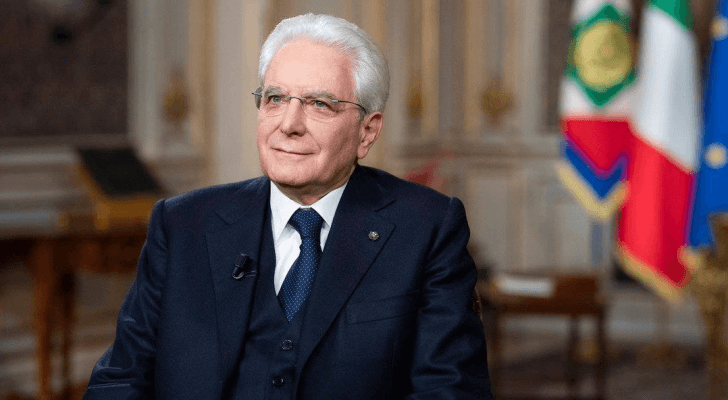الرئيس الإيطالي سيرجيو ماتاريلا