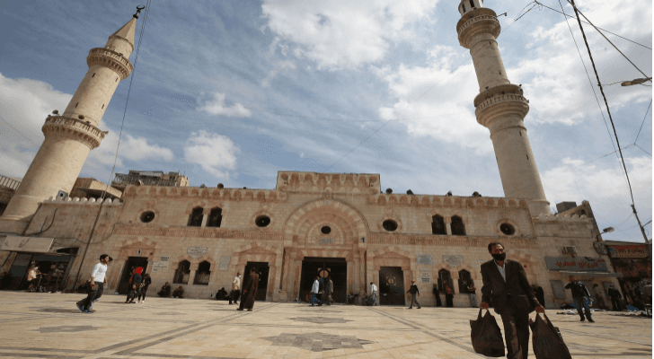 المسجد الحسيني في العاصمة عمان