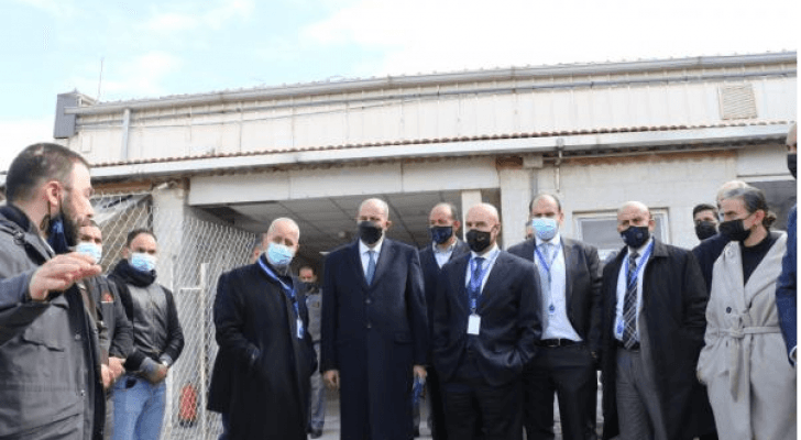 وزيرا الاستثمار المهندس خيري عمرو، والصناعة والتجارة والتموين يوسف الشمالي