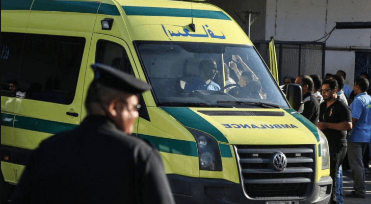 سيراة إسعاف في إحدى الضواحي المصرية