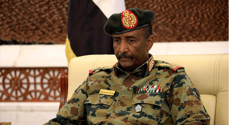 رئيس مجلس السيادة الانتقالي السوداني عبد الفتاح البرهان