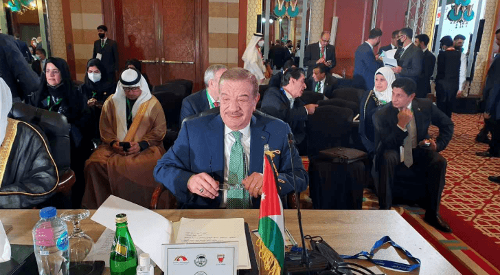رئيس مجلس النواب عبد الكريم الدغمي خلال مشاركته في المؤتمر الثاني والثلاثين للاتحاد البرلماني العربي
