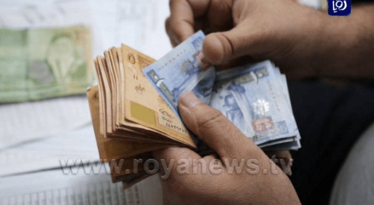 مبالغ نقدية أردنية