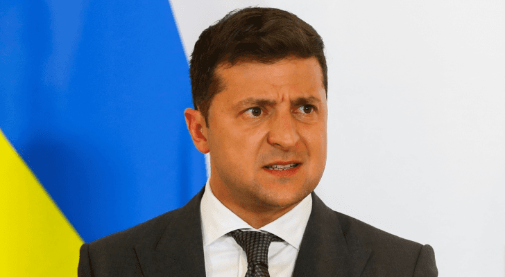 الرئيس الأوكراني فلاديمير زيلينسكي
