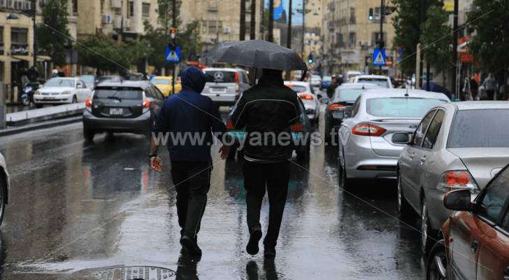 أمطار في العاصمة عمان