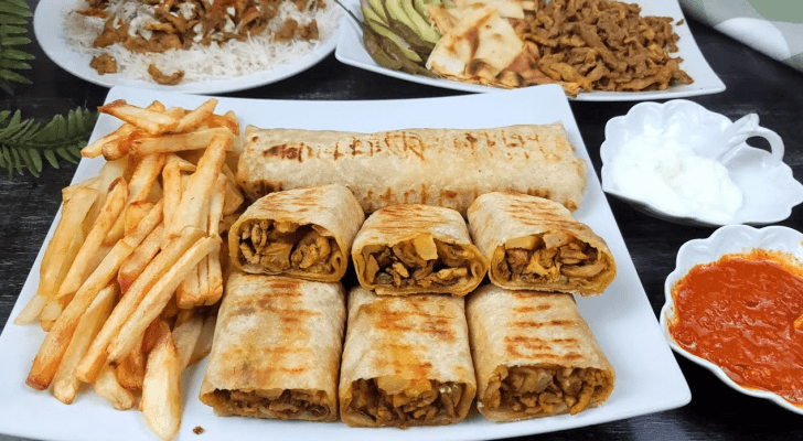 طبق شاورما