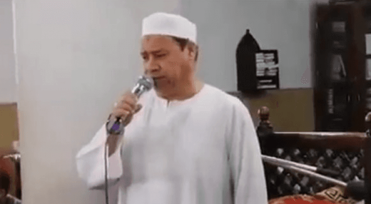 إمام المسجد كما تم تداولها من مواقع إخبارية مصرية