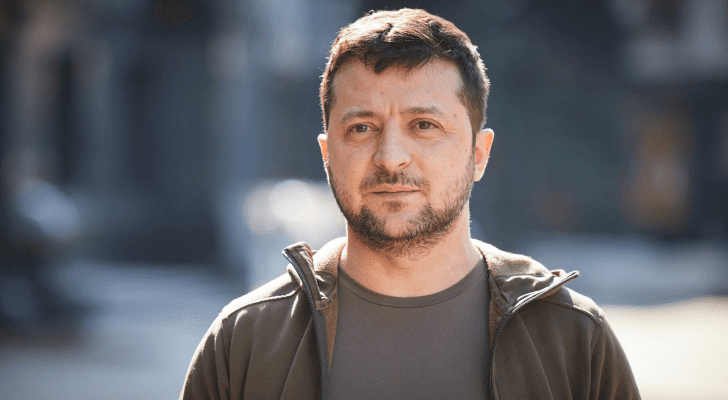 الرئيس الأوكراني فلاديمير زيلينسكي